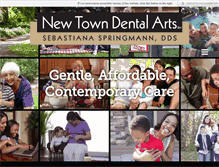 Tablet Screenshot of newtowndentalarts.net